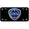 thumbnail image 1 of Lancia Black with Skull  Novelty Car Auto License Plate, 1 of 2
