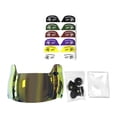thumbnail image 3 of Visor de fútbol Protección facial Visor Protección solar Partes resistentes a los rasguños Visor de casco de hockey para adultos Helmets de fútbol Oro, 3 of 8