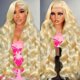 thumbnail image 1 of Peluca TIMUO con encaje frontal, 30 cm, Body Wave 613, cabello humano rubio, 1 of 7