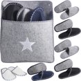 thumbnail image 1 of pares de pantuflas para invitados Juego de pantuflas antideslizantes para invitados Adecuado para hotel familiar o viaje Wmkox8yii 123q302, 1 of 9