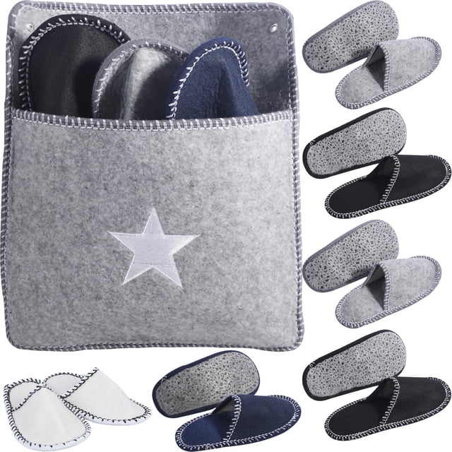 pares de pantuflas para invitados Juego de pantuflas antideslizantes para invitados Adecuado para hotel familiar o viaje Wmkox8yii 123q302