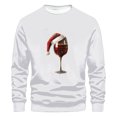 thumbnail image 2 of WXLWZYWL Men's Christmas Sweatshirts Funny Graphic Hoodless Pullover Drawstring Loose Fashion Sweatshirts with Pocket, 2 of 4
