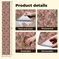 thumbnail image 5 of Peel and Stick Wallpaper Leopard Print Floral Pink Wall Mural 17.7in x 9.8ft Self Adhesive Removable Wall Paper Renter Friendly Wallpaper for Nursery Bedroom Cabinets, 5 of 8