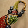 thumbnail image 4 of Multicolored Gecko Lizard Sculpture Creative Wall Bathroom Home Decor Indoor Outdoor 10CM, 4 of 9