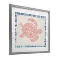 thumbnail image 3 of Stupell Industries Dotted Depths Turtle Gray Framed Print Under Glass, design by Hannah Dawson, 17 x 21, 3 of 10