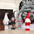 thumbnail image 2 of Gnomo de Navidad Decoración navideña 20' Telescópico Hecho a mano Tomte escandinavo Felpa para muñeca Elfo Adornos para el hogar Figuras de Papá Noel de mesa, 2 of 5