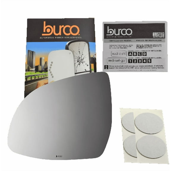 Burco Side View Mirror Replacement Glass - Clear Glass - 4583
