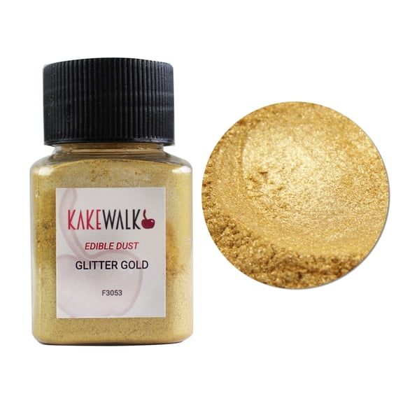 KakeWalk Powders Dessert Sprinkles & Decorations, Gold, 10 grams