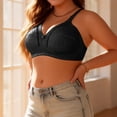 thumbnail image 6 of mihongmao Nursing Bras for Breastfeeding Bralette Ladies Comfortable No Steel Ring Breathable Woman Plus Size Bra Woman Underwear Black 4X, 6 of 6