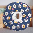 thumbnail image 5 of Dog Cone Collar Alternative After Surgery, Dog Neck Donut Collar Recovery E Collar for Post Surgery, Soft Dog Cone for Small Medium Puppies Cats - Dark Blue, 5 of 7