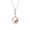 Pink, variant on 10-11mm Black Pearl Necklace 925 Sterling Silver 18+2in Cultured Pearl Jewelry Gift for Women