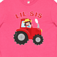 thumbnail image 4 of Inktastic Farmer Tractor Little Sis Youth T-Shirt, 4 of 5
