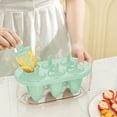 thumbnail image 2 of WKSCLPAI Homemade Popsicle Molds Clearance,Sandwich Ice Cream Shapes DIY Popsicle Mold 6-Cavity Reusable,Separate Design,Outer Layer Can Store Ice Cubes and Keep the Popsicle Coldness, 2 of 6