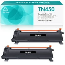 Arcon TN450 Black Toner Cartridge High Yield Replacement for Brother TN-450 Yield HL-2240 2270dw HL-2280DW MFC-7360 7460DN 7860DW DCP-7060 7070DW Printer (2-Pack)