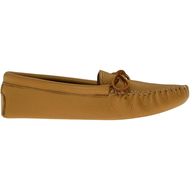 Minnetonka men's double shop deerskin softsole moccasin