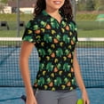 thumbnail image 3 of Whosucclay Moisture Wicking Golf Tops, Elf Hat Clover Polyester Stretch Quick Dry Polo Shirts for Tennis Outdoor Sports Golf Course Size Small, 3 of 10