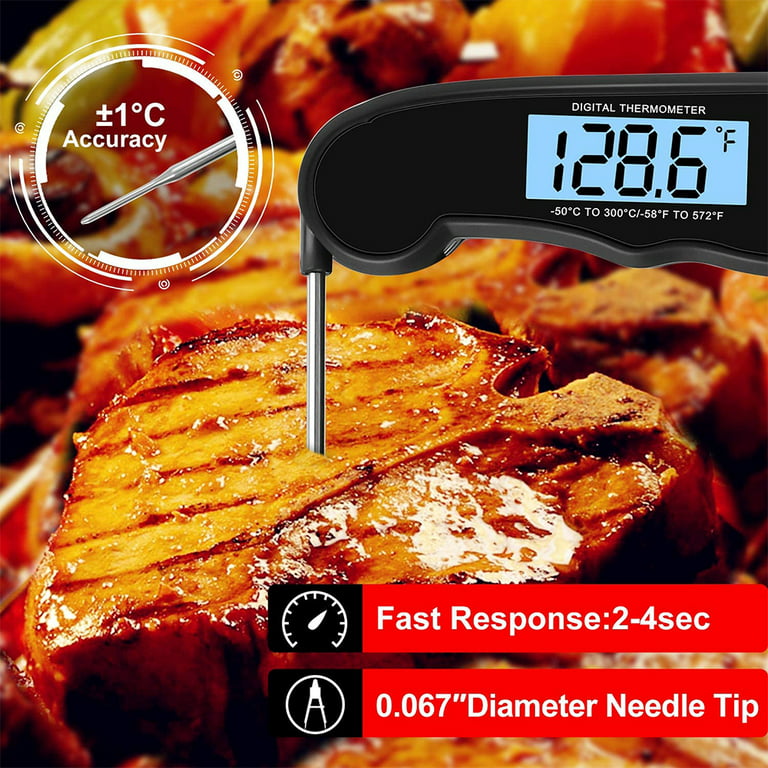 Waterproof Meat Thermometer Digital Thermometer Kitchen Cooking
