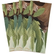 Coolnut Sloth Kitchen Towels, 18 x 28 Inch Super Soft and Absorbent Dish Cloths for Washing Dishes, 6 PCS Reusable Multi-Purpose Microfiber Hand Towels for Kitchen