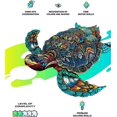 thumbnail image 2 of Blumuze Wooden Jigsaw Puzzles, Sea Turtle Wooden Puzzles for Adults, Unique Shaped Animal Wood Puzzles, Wooden Animal Puzzles for Adults Kids with Woo, 2 of 3