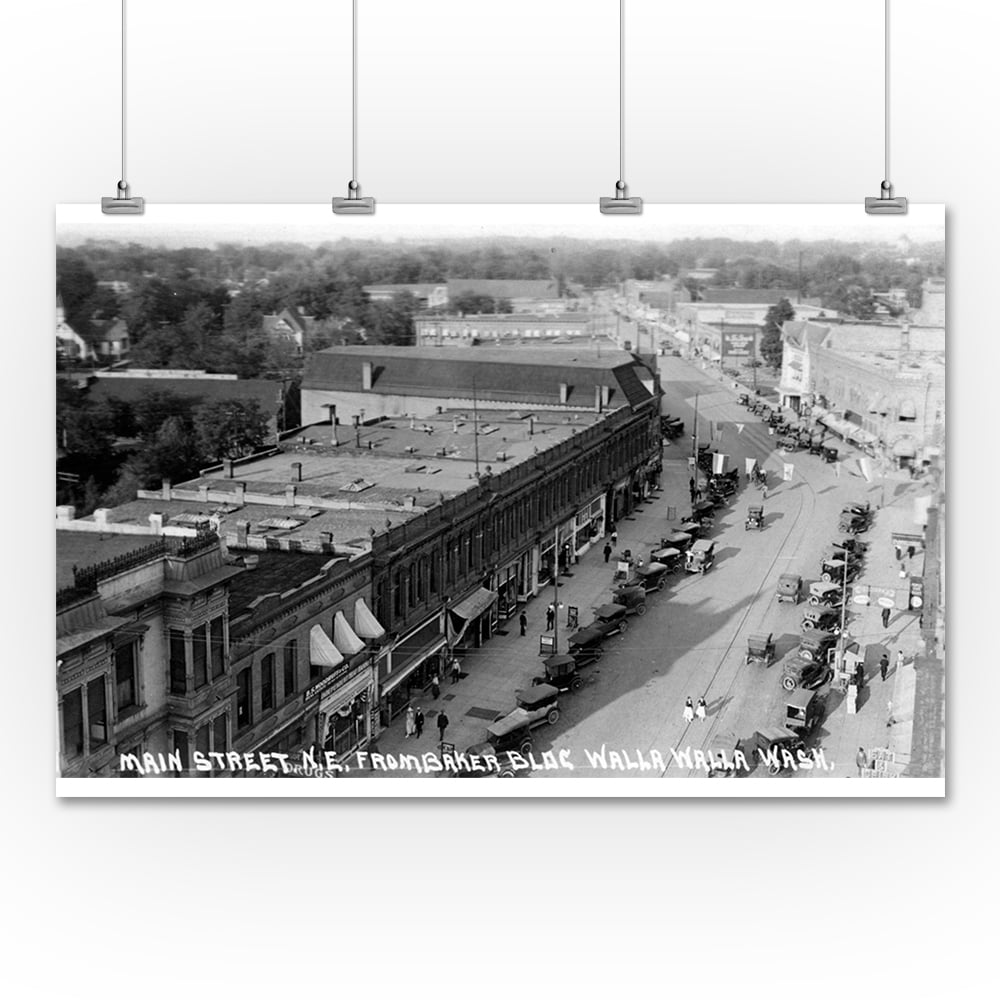 Walla Walla, Washington Northeast View of Main St from Baker Bldg