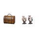 thumbnail image 1 of Estuche organizador de joyas,Organizador de joyas de madera para mujeres,hombres y niñas,Caja de almacenamiento decorativa con tapa abatible para guardar objetos pequeños.,Estatua de, 1 of 8