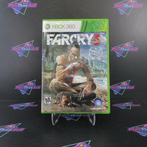 Restored Far Cry 3 Physical Video Game for Xbox 360, Action & Adventure, 1 Count