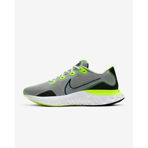Tanzania diámetro pulgar Nike Renew Run 4E Grey Fog/Black/White/Volt Men's Wide Running Shoes Size 14  - Walmart.com