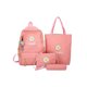 thumbnail image 4 of Bolsa 4 unids/set mochilas escolares para estudiantes, mochila de lona para adolescentes y niñas, Mochila Ndcxsfigh  Para Estrenar, 4 of 8