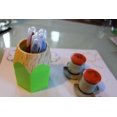 thumbnail image 3 of Porte-crayon en Forme de Crayon en Plastique durable Env. Pomme Verte, 3 of 5