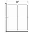 thumbnail image 2 of OPAL- 400 4" X 5" Self Adhesive Shipping Labels 4 Per Sheet 100 Sheets * 4 Up *, 2 of 2