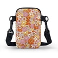 thumbnail image 2 of HELLHERO Retro Daisy Crossbody Sling Bags for Men, Women 2 Layers Messenger Bag Polyester Double-layer, 2 of 7