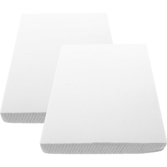 NIAIZEK 2Pcs White Craft Foam Sheets for Scene Model Making DIY Lightweight Foam for Custom Projects