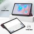 thumbnail image 2 of Epicgadget Case for Samsung Galaxy Tab S6 Lite 10.4" 2022/2020 Model (SM-P610 / SM-P613 / SM-P615 / SM-T619) Slim Lightweight Smart Case with Auto Sleep/Wake Trifold Stand Cover Case (Purple), 2 of 6