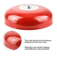 thumbnail image 3 of Campana De Alarma Redonda De Metal De 24 V, Campana De Alarma Contra Incendios De Seguridad Con Timbre Fuerte Y Función De Alarma Fuerte, Fabricación Impermeable Y Profesional, 3 of 7