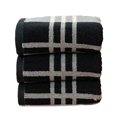 thumbnail image 4 of Toalla de algodón peinado de 32 hilos con diseño Jacquell para parejas, tamaño 73x35 cm, color negro, ideal para cuidado facial., 4 of 6