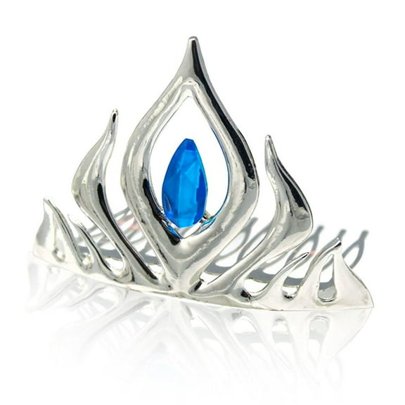 Dreamtale Princess Frozen Elsa Coronation Crown Tiara Dress Up for Halloween Christmas Birthday Party-Metal Crown