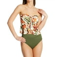 thumbnail image 4 of Women's Vince Camuto V01724 Seychelles Floral Tie Front Bandini Swim Top (Bone S), 4 of 4