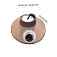 thumbnail image 3 of Solar-Powered Sun Protection Hat with USB Fan, Adjustable Wide Brim, Lightweight Outdoor Hat for Travel, Hiking, and Leisure, Detachable Neck Protection for Enhanced Sun Coverage, 3 of 6