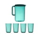 thumbnail image 4 of Jarra de agua para puerta de refrigerador con tapa, 2 l, para jugo, limonada y bebidas. 5 uds verde, 4 of 9