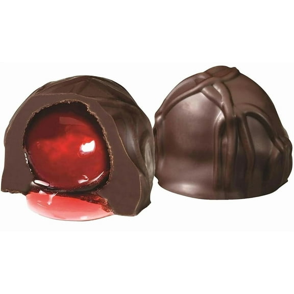 Andy Anand Vegan Belgian Dark Chocolate Cherry Cordials | Luxurious Gift Box | Indulgent, Decadent, Amazingly Delicious | Whole Cherry, Exploding with Flavor (48 Pcs)
