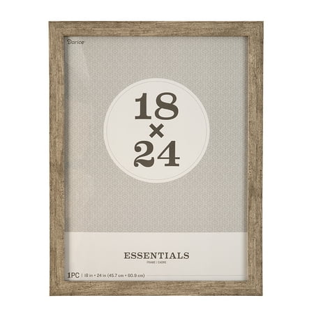 - Essentials Picture Frame: Grey, 18 x 24 inches