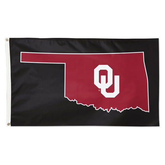 NCAA Oklahoma Alternate 3' x 5' Deluxe Flag