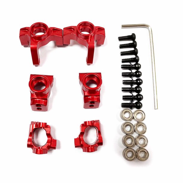 Protector de Servo Bewildely 6 uds Aleación de Aluminio 1/16 Rojo para LOSI Mini-B Mini-T