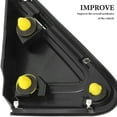 thumbnail image 3 of OUNONA Panel Decorativo Triangular Para Pilar De En ABS Negro Moderno, 3 of 7