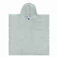 thumbnail image 2 of Superior Lyron Kids Cotton Terry Medium Weight Hooded Poncho Bath Towel, Large, Sage, 2 of 12