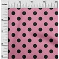 thumbnail image 2 of oneOone Georgette Viscose Light Pink Fabric Dots Sewing Craft Projects Fabric Prints By Yard 42 Inch Wide-QL, 2 of 6