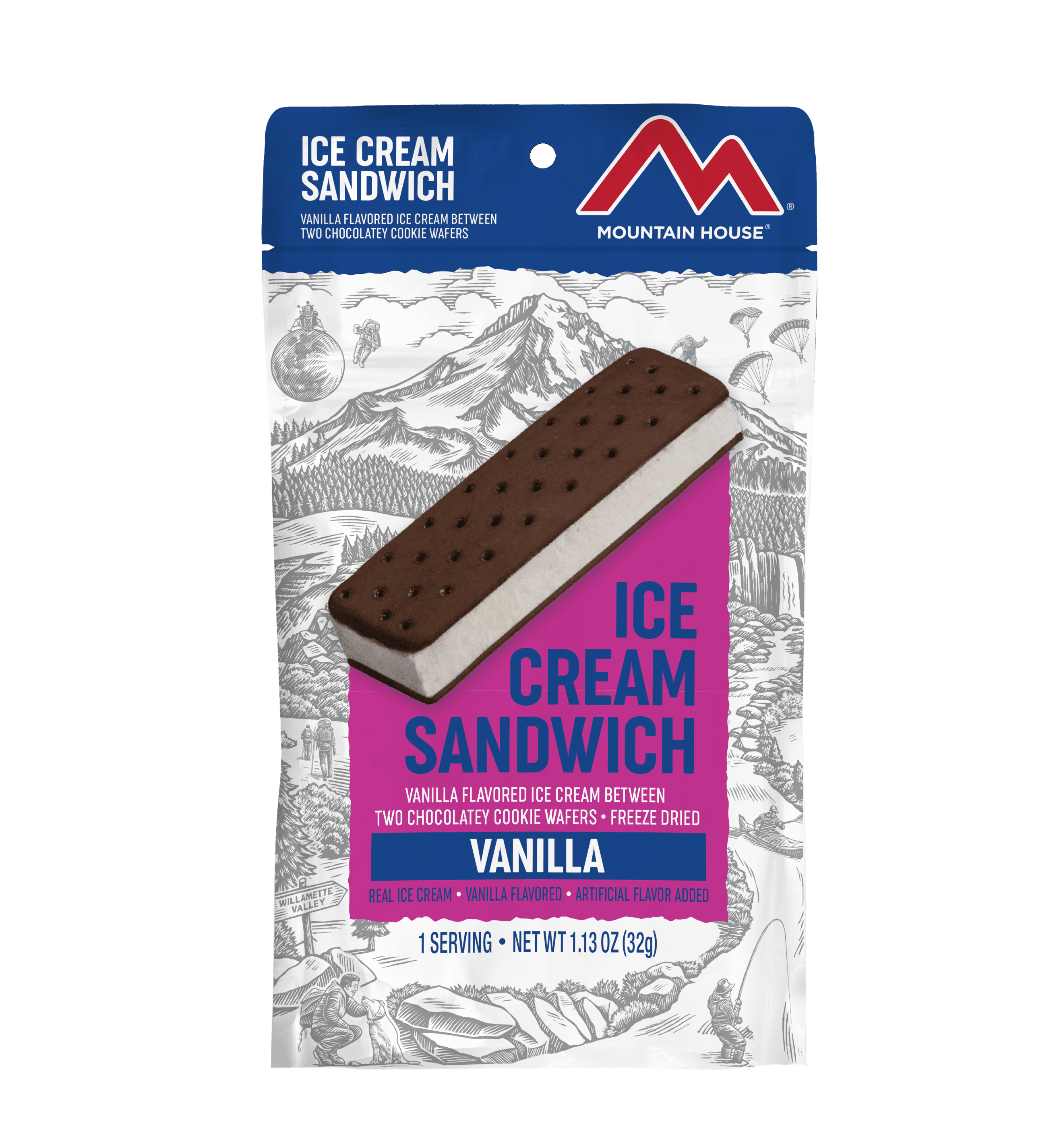 Mountain House Freeze Dried Vanilla Ice Cream Sandwich