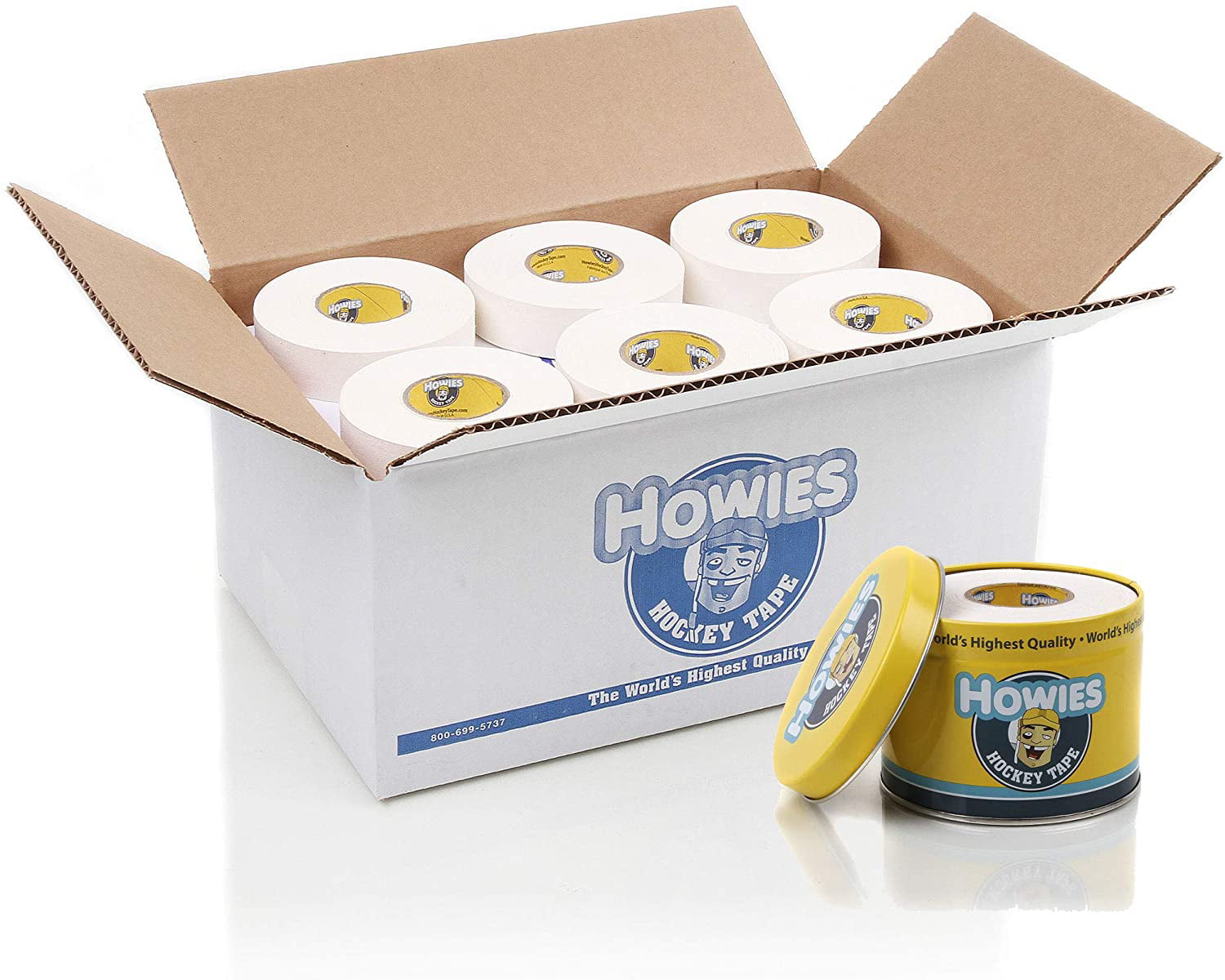 Howies Hockey Stick Tape White Cloth Hockey Tape 12 Pack