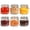 27oz*6, variant on 1 Gallon Square Gljars With Airtight Lids (135oz  Set Of 2) Extra-canisters Measurement Marks For Bulk Flour Storfermenting Kombucha & Pickling