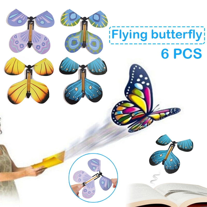 Flying Butterfly Prank Greeting Card Birthday Anniversary Wedding Props Kid Toys